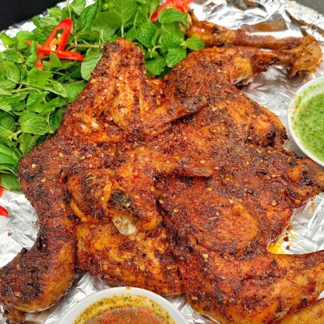 Gà nướng muối ớt